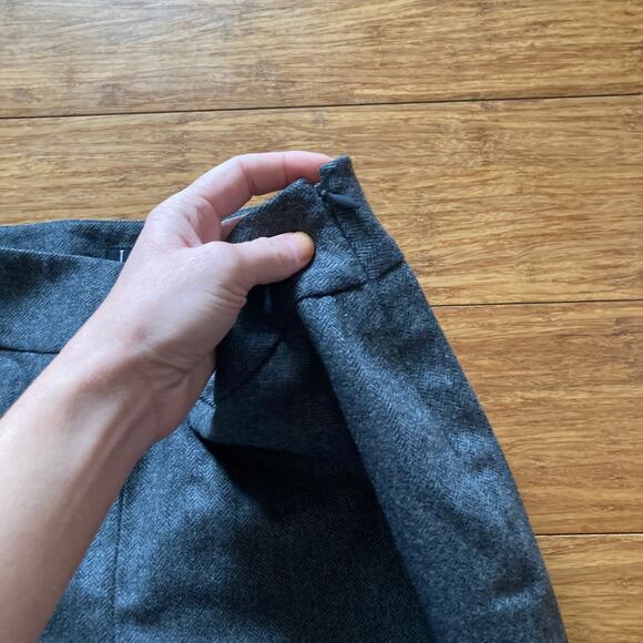 International Concepts Grey Wool Blend Trousers, Size 8 - Picture 3 of 7